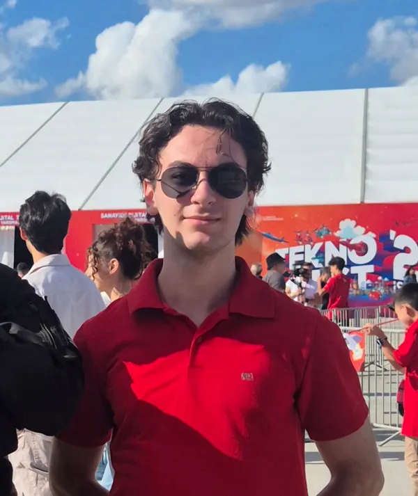 Alphan Özcan at a TEKNOFEST event